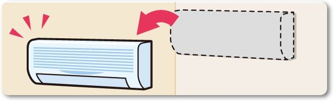 エアコン取外し